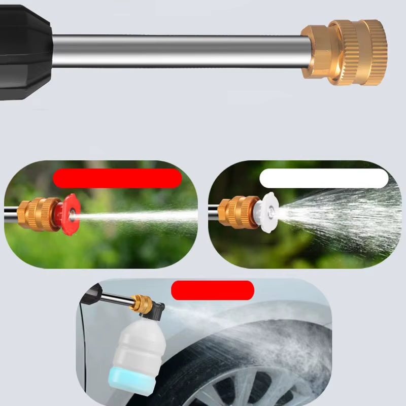 Rechargeable Battery Pressure Washer, Portable Pressure Washer with Toolbox, Sprayer for Car Wash and Surface Cleaning