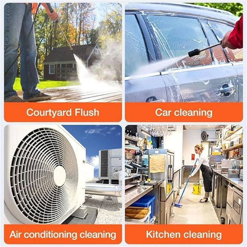 Rechargeable Battery Pressure Washer, Portable Pressure Washer with Toolbox, Sprayer for Car Wash and Surface Cleaning