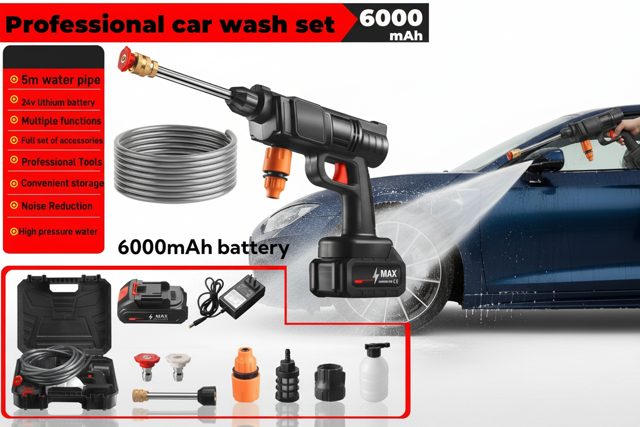 Professional Car Wash Set Hero Banner